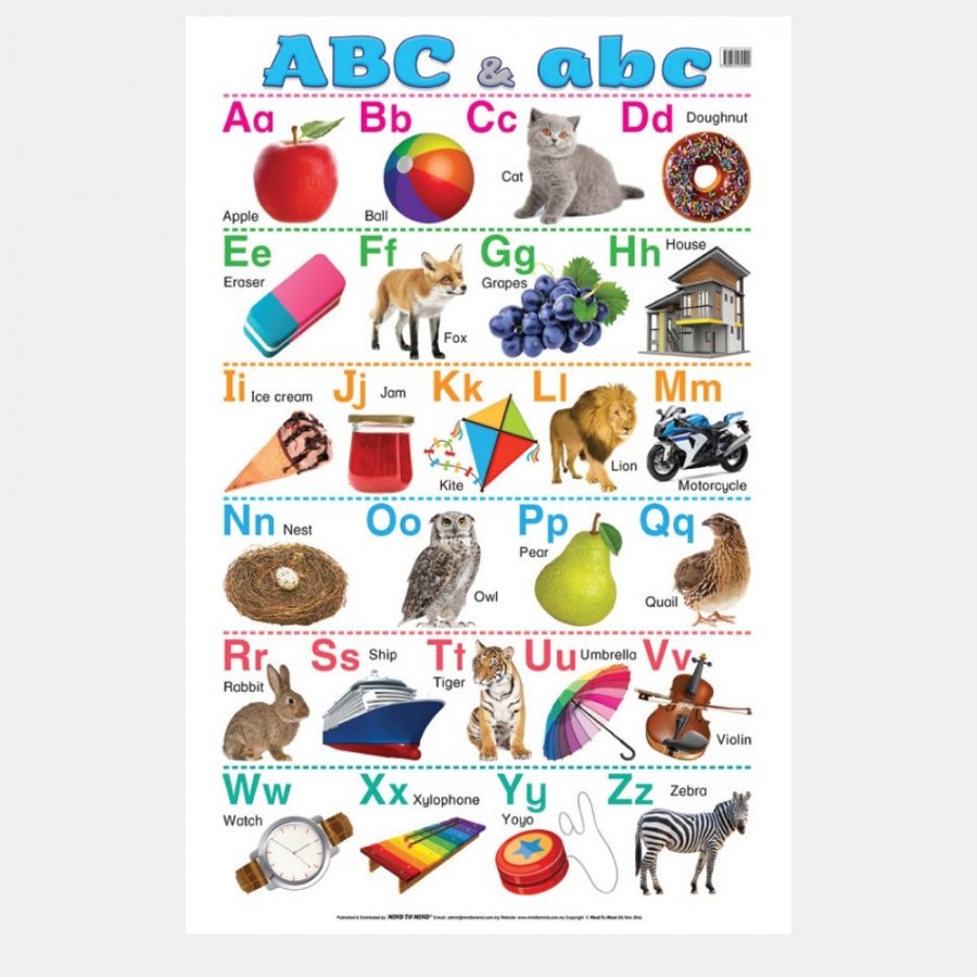 ABC & abc - Educational Chart (MM79404)